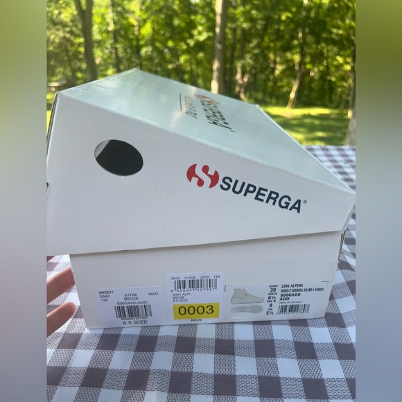 SUPERGA✨NIB✨Chunky Platform Canvas Combat Boots/Hi-Top Sneakers, US W8, M6.5 - Picture 2 of 16